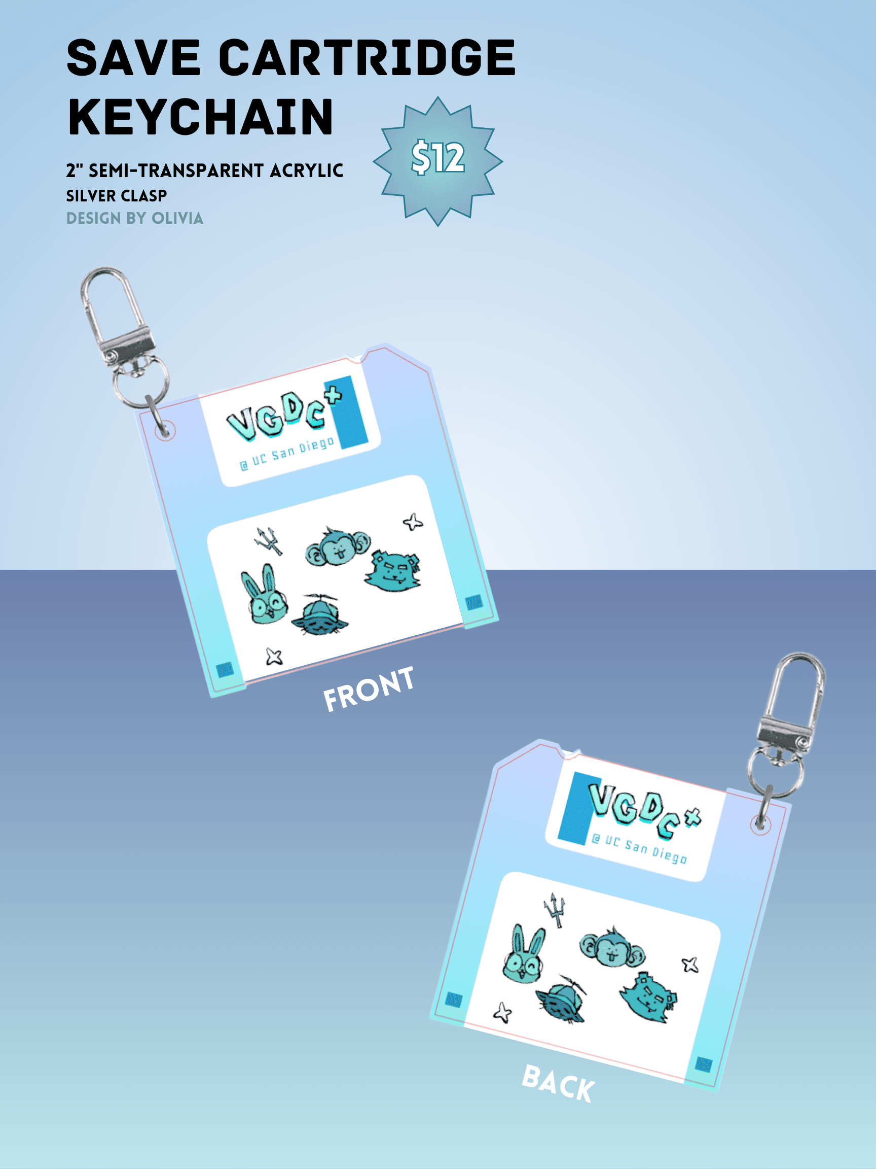 Save Cartridge Keychain